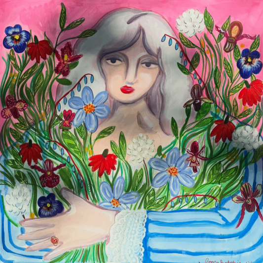 Loosahatchie Artwork 60 x 60 cm Multicolor