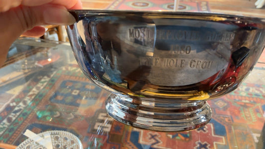 Silver 1980 Golf Bowl 