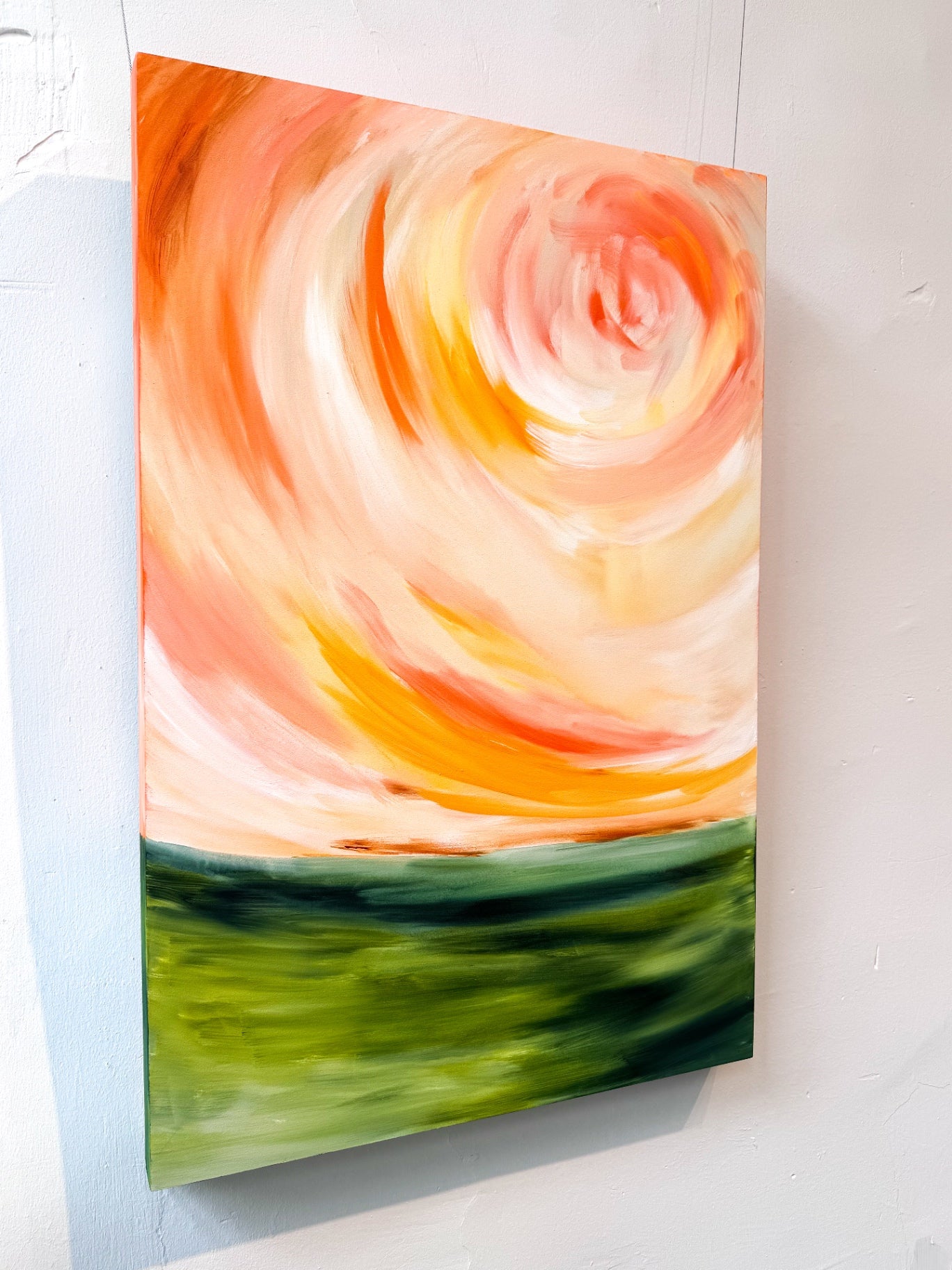 “Creamsicle Skies” by Dorothy Art, 24x36”