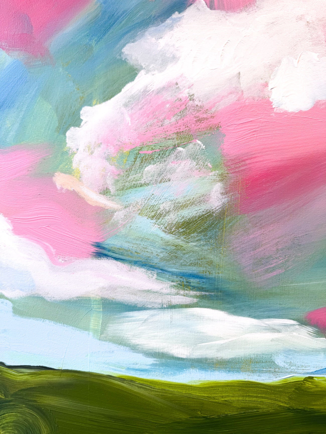 “Pretty in Pink” by Dorothy Art, 30x40”