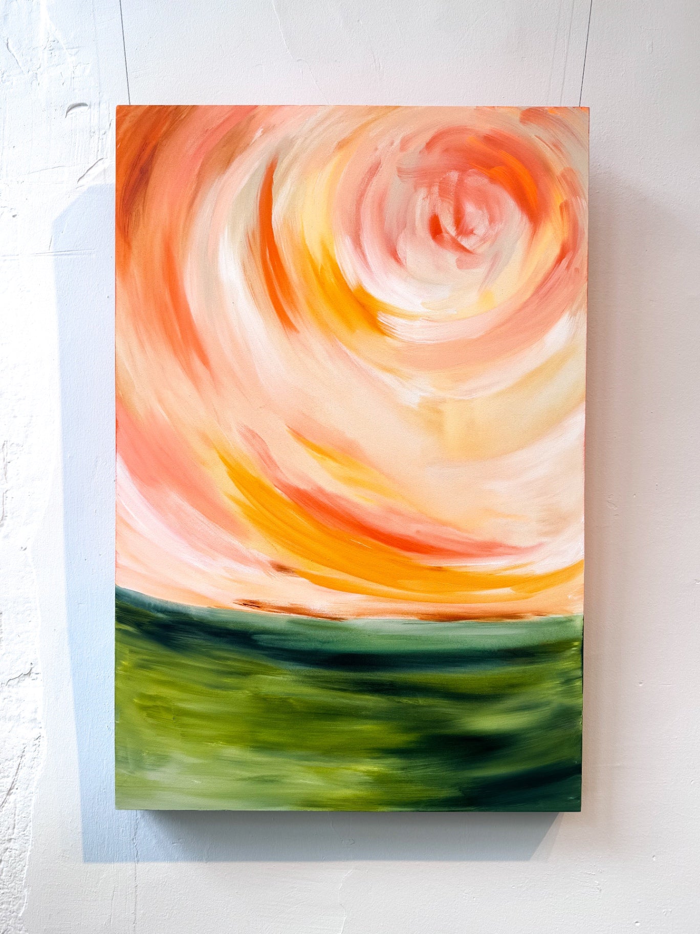 “Creamsicle Skies” by Dorothy Art, 24x36”