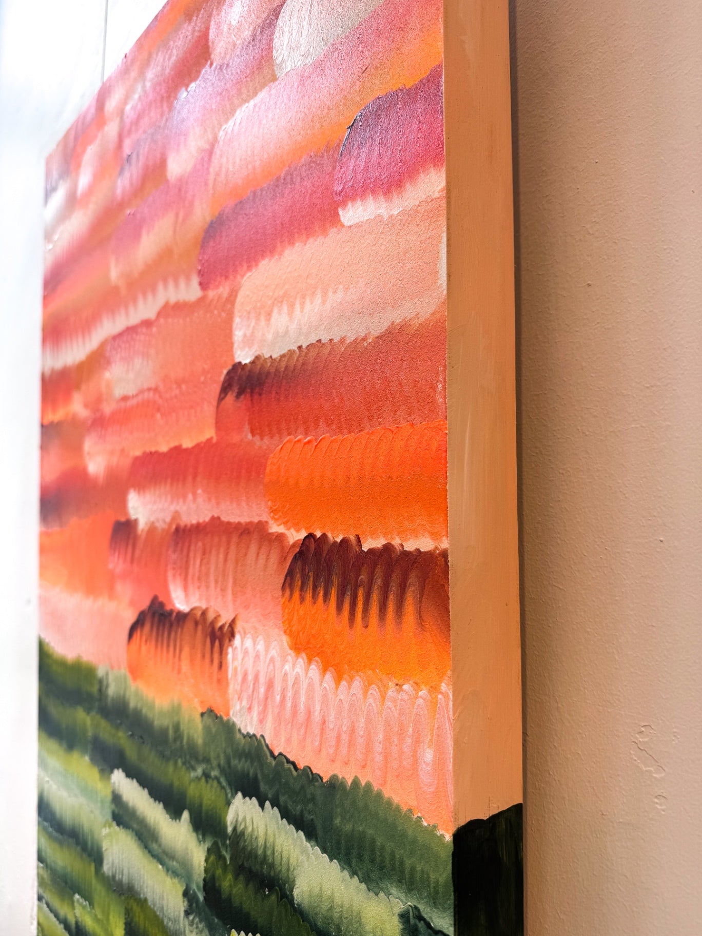 “Heat Wave” by Dorothy Art, 24x36”