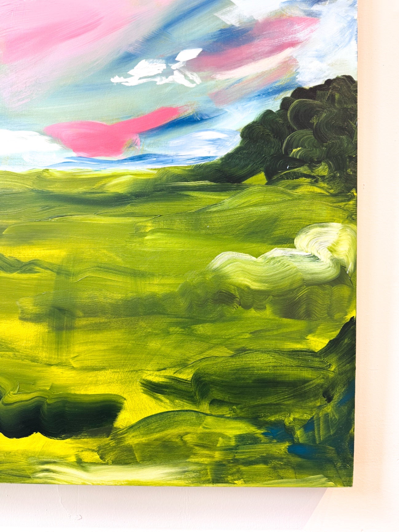 “Pretty in Pink” by Dorothy Art, 30x40”