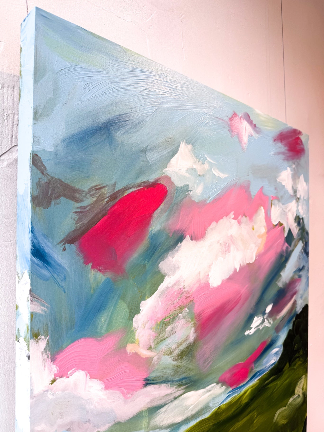“Pretty in Pink” by Dorothy Art, 30x40”