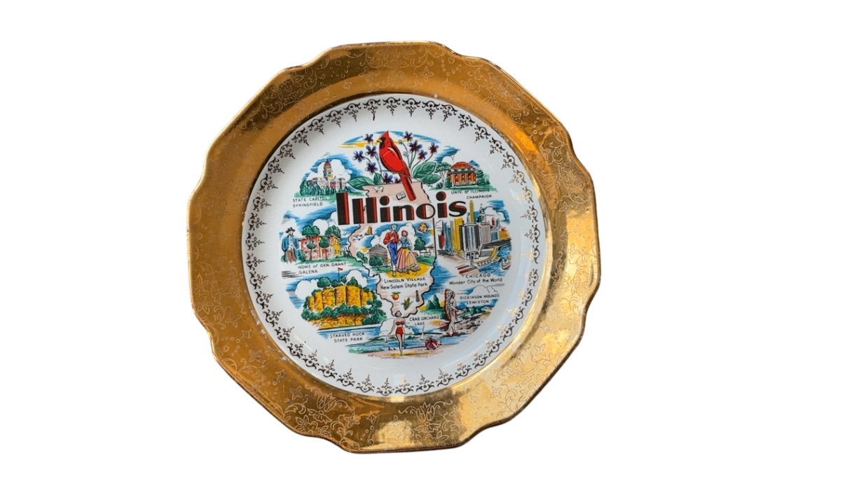 Illinois Plate (10”)