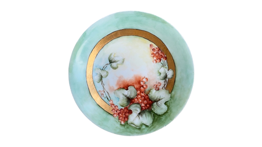 Berry Plate with Gold (9”)