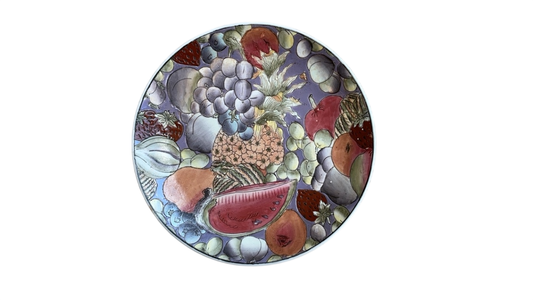 Purple Andrea Fruit Plate (10.5”)