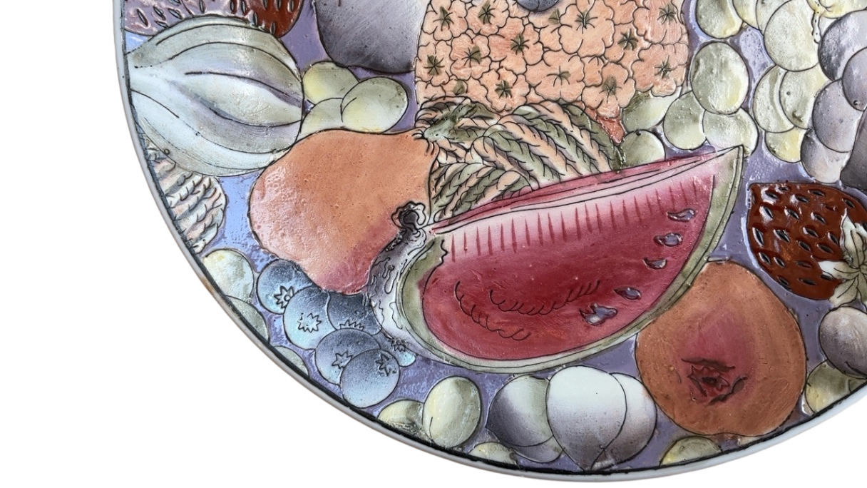 Purple Andrea Fruit Plate (10.5”)