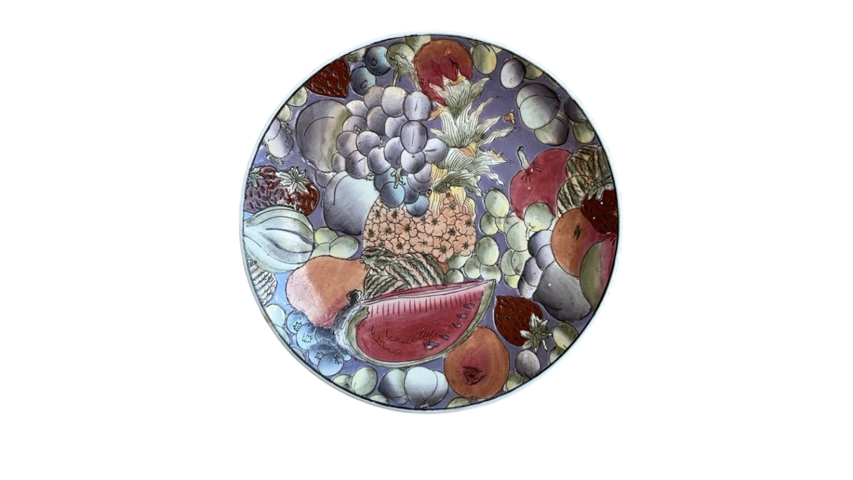 Purple Andrea Fruit Plate (10.5”)