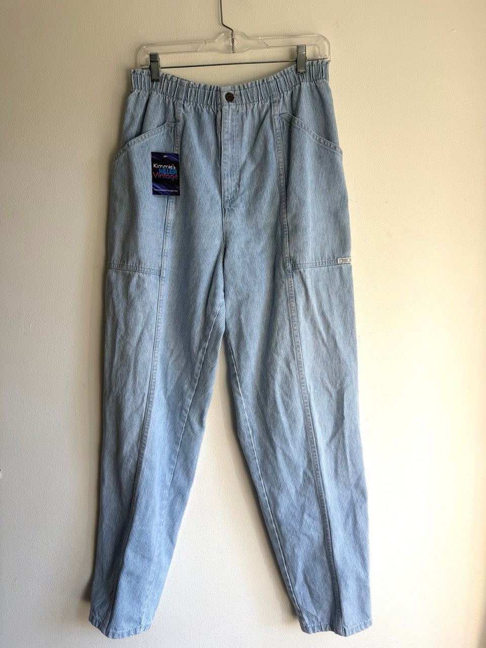 80s railroad striped mom jeans