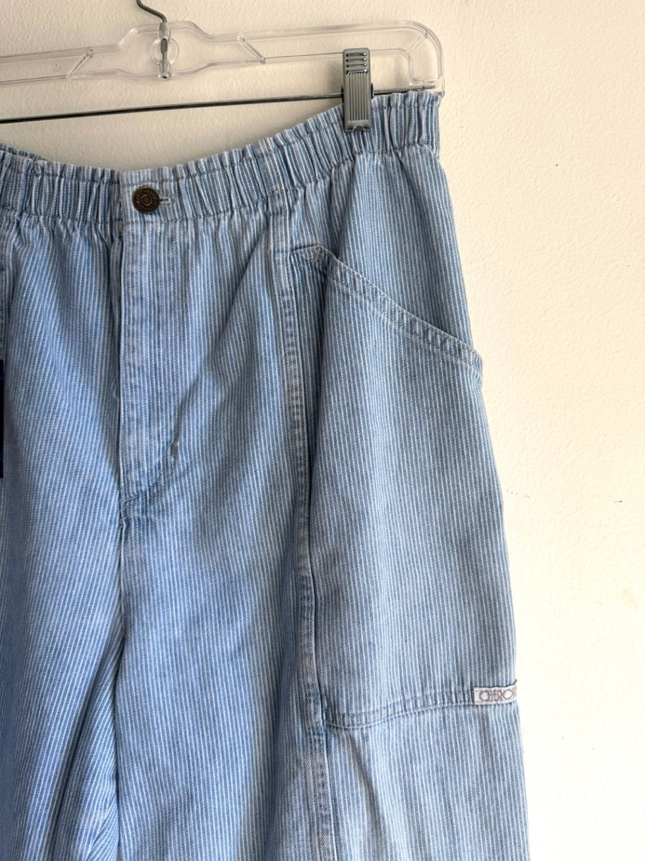 80s railroad striped mom jeans