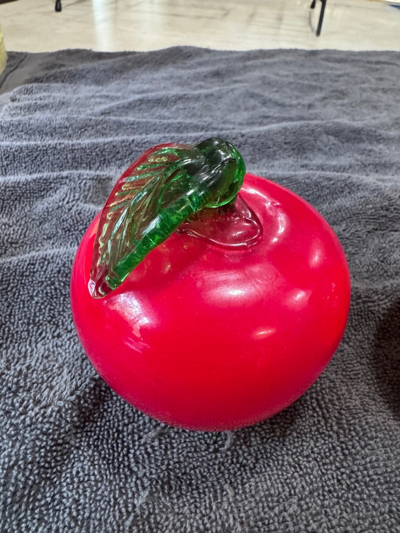 MCM Blown Glass Tomato