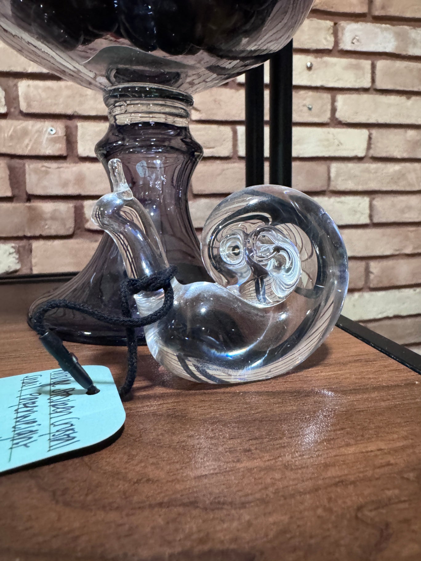 Vintage Steuben Crystal Snail Paperweight
