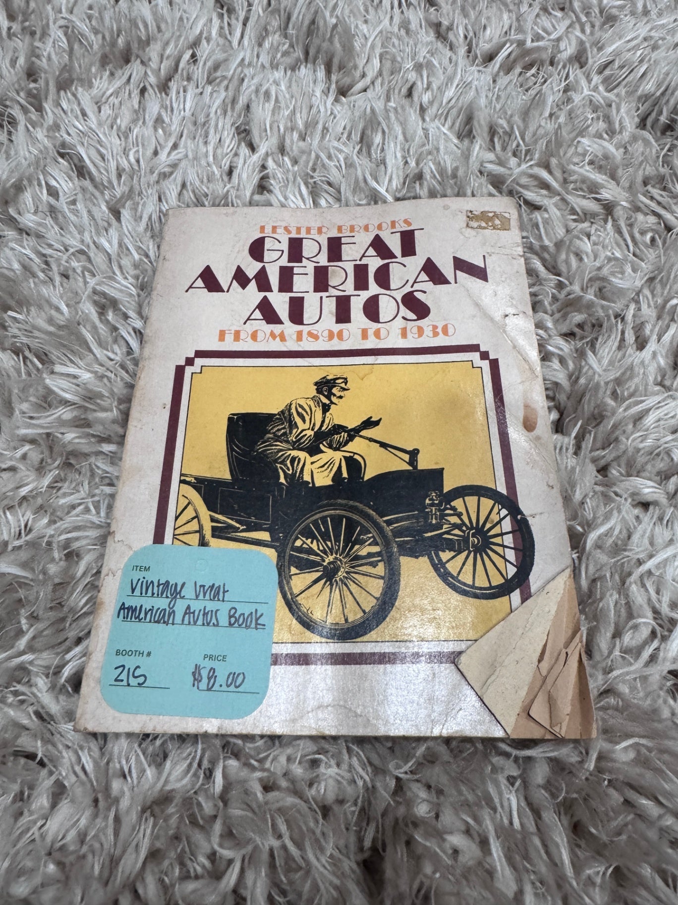 Vintage Great American Autos Book