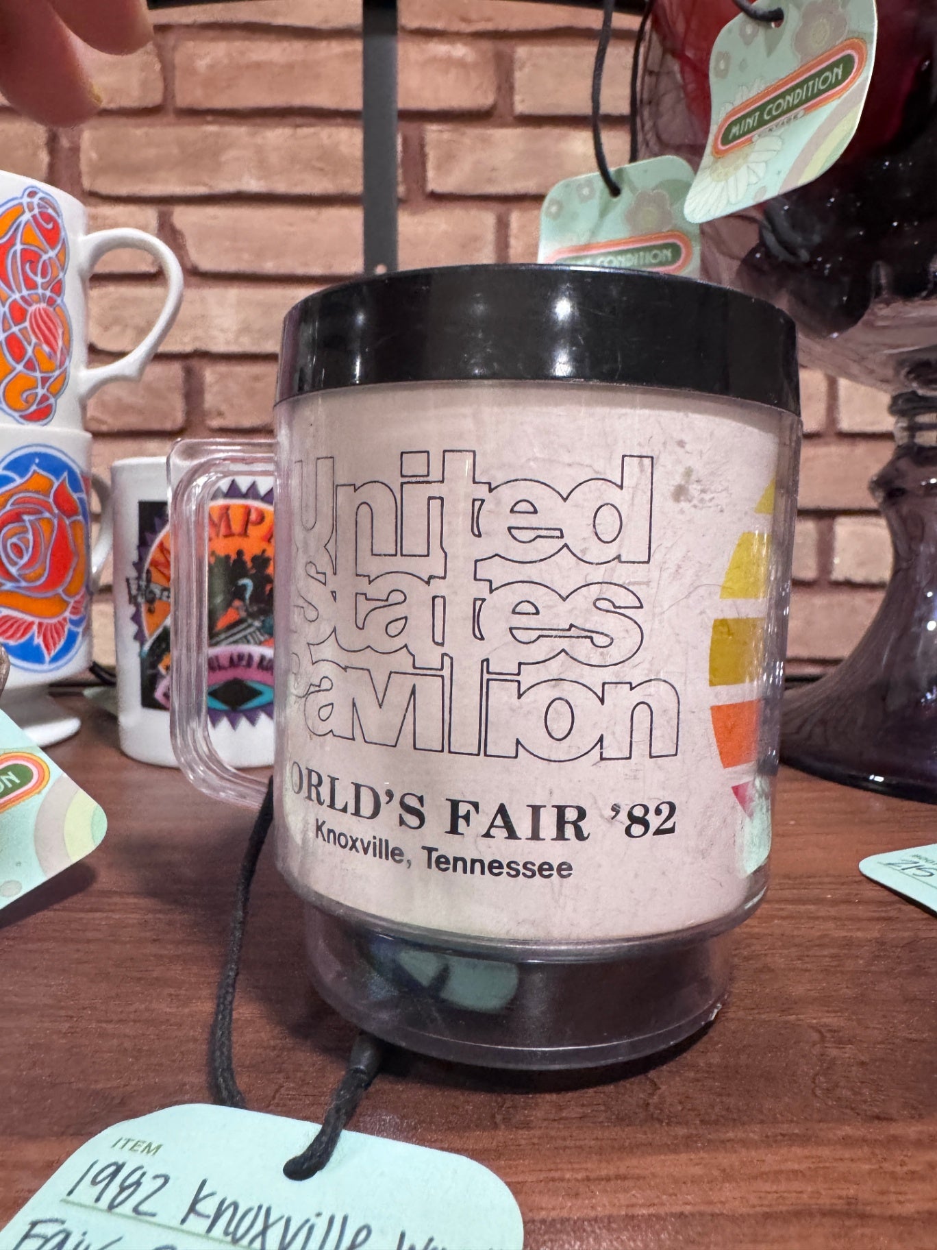 1982 Knoxville World's Fair Plastic Mug