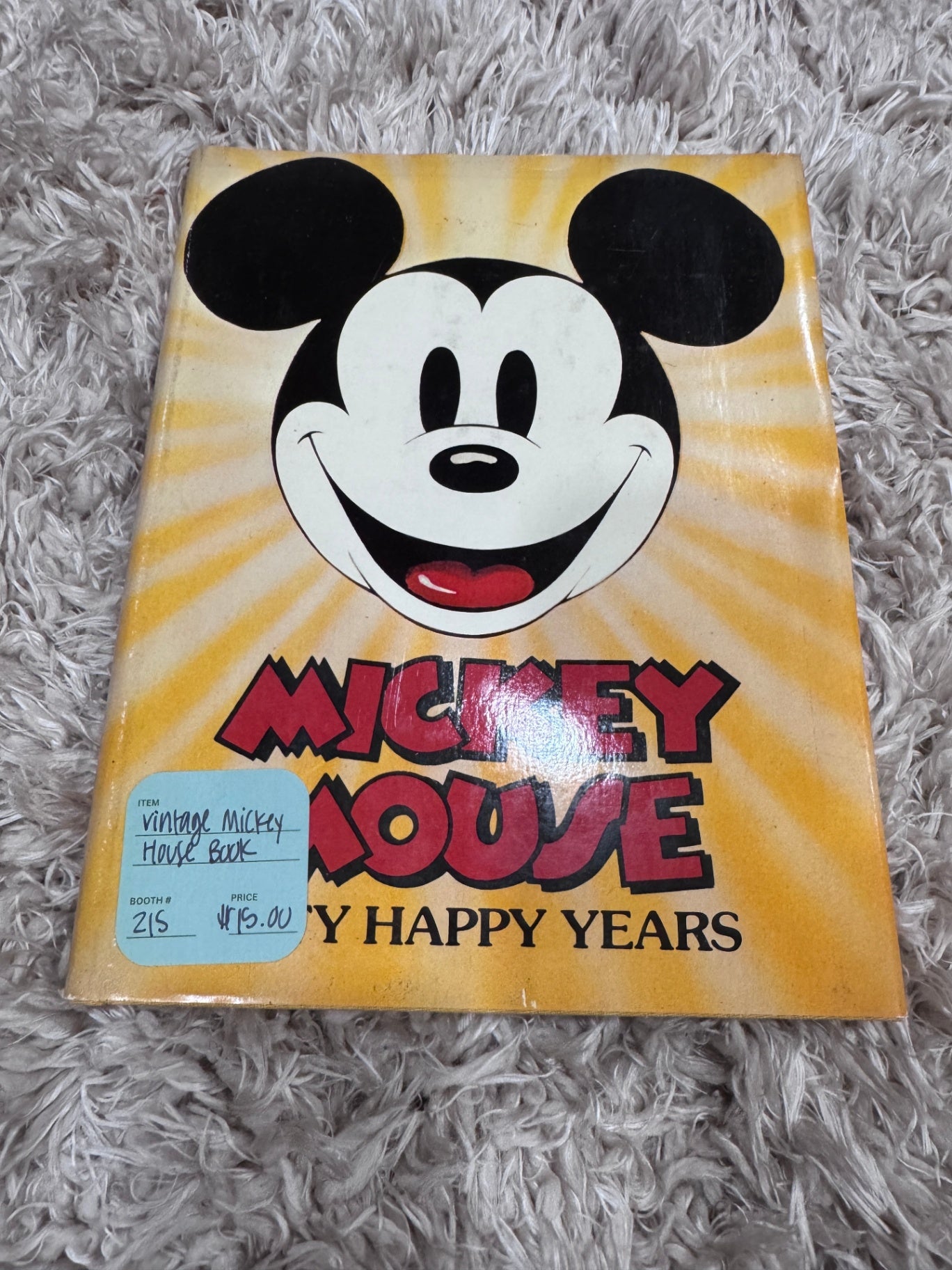 Vintage Mickey House Book