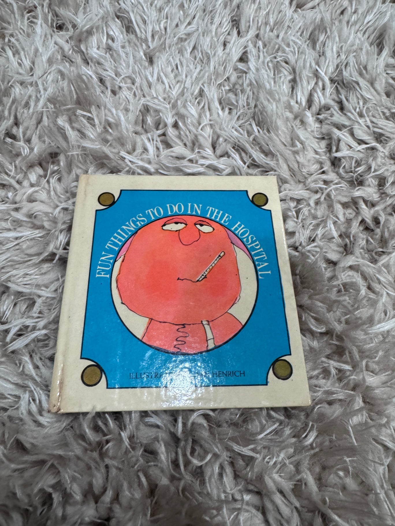 Vintage 60s "Fun Things to Do in the Hospital" Book