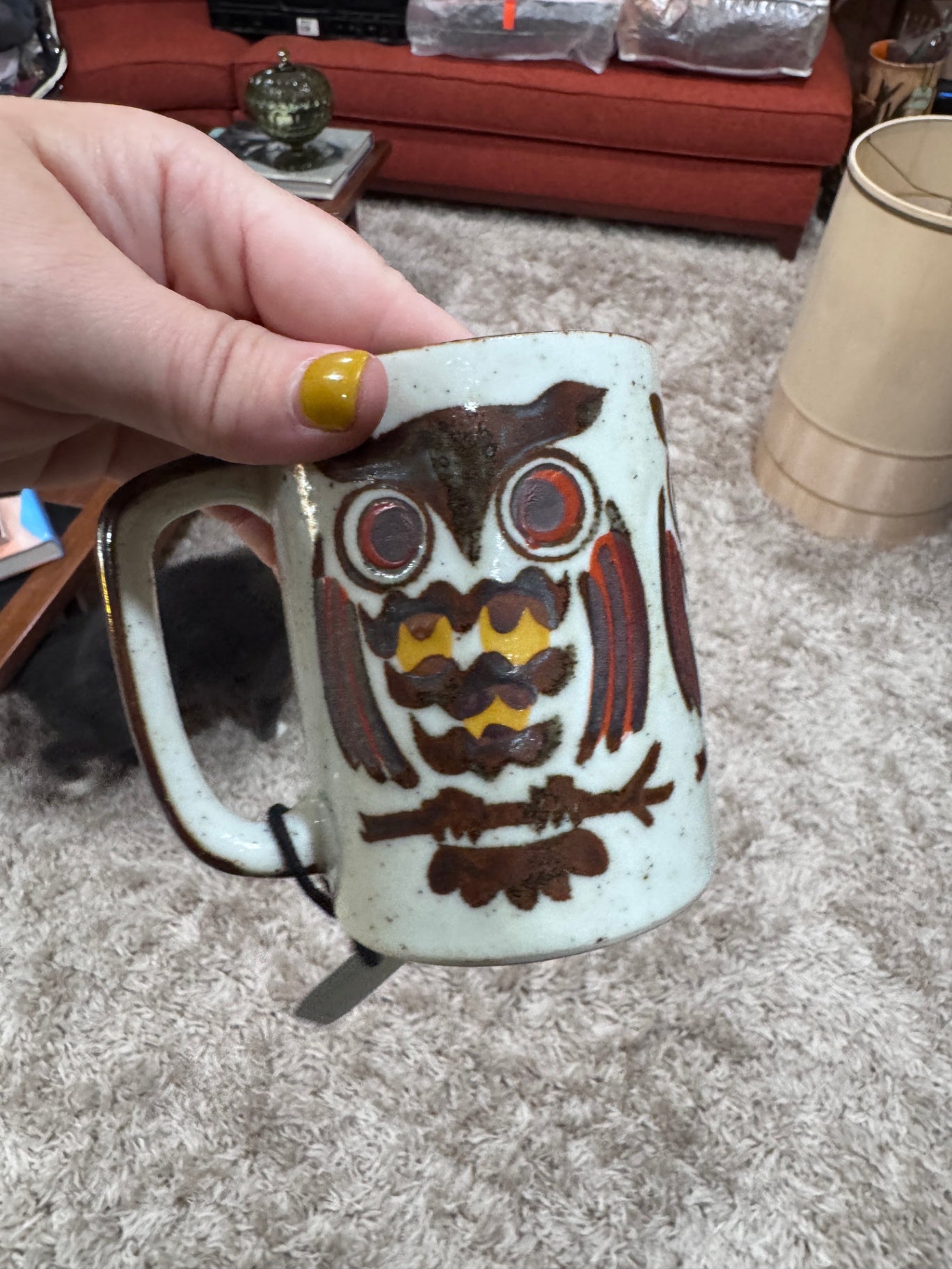Vintage 1970s Otagiri Owl Mug