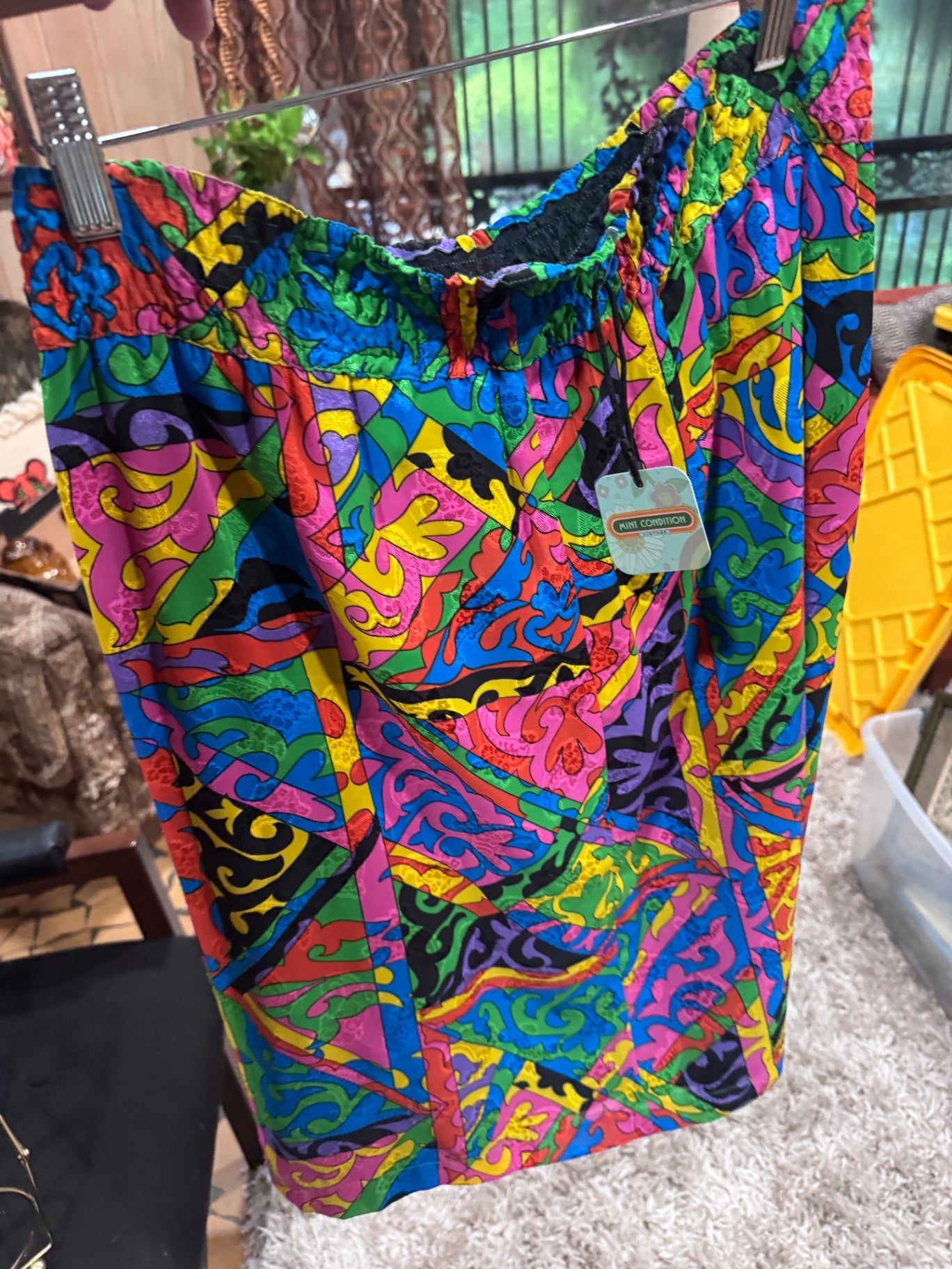 Vintage Abstract Skirt