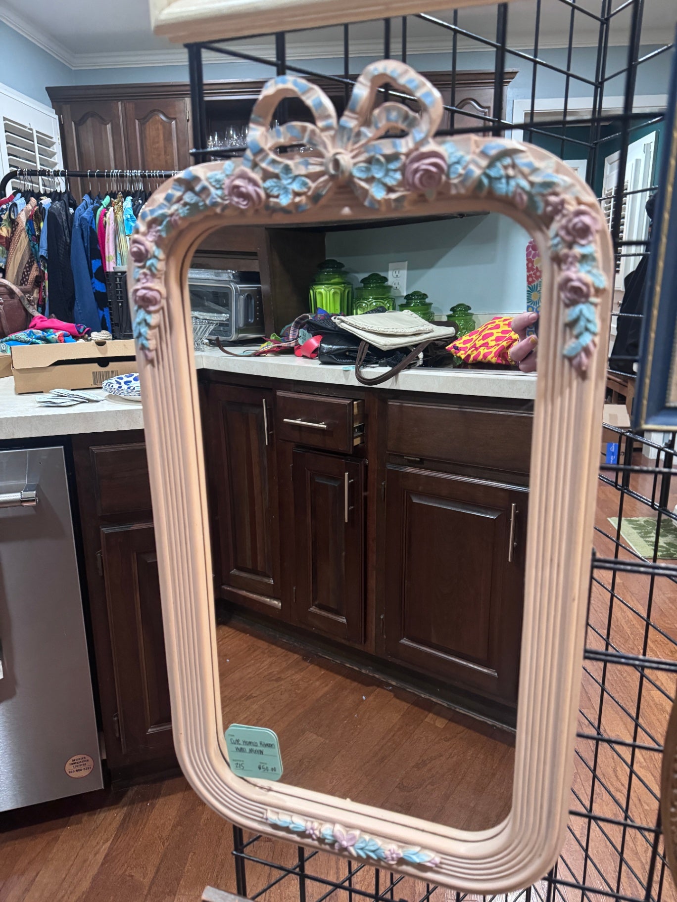 Cute Homco Ribbon Wall Mirror