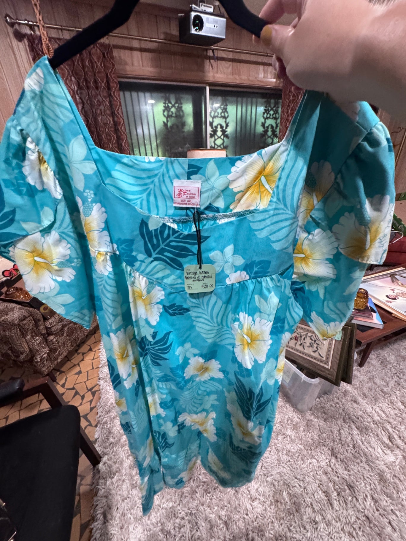 Vintage Kalena Fashions of Hawaii MuuMuu