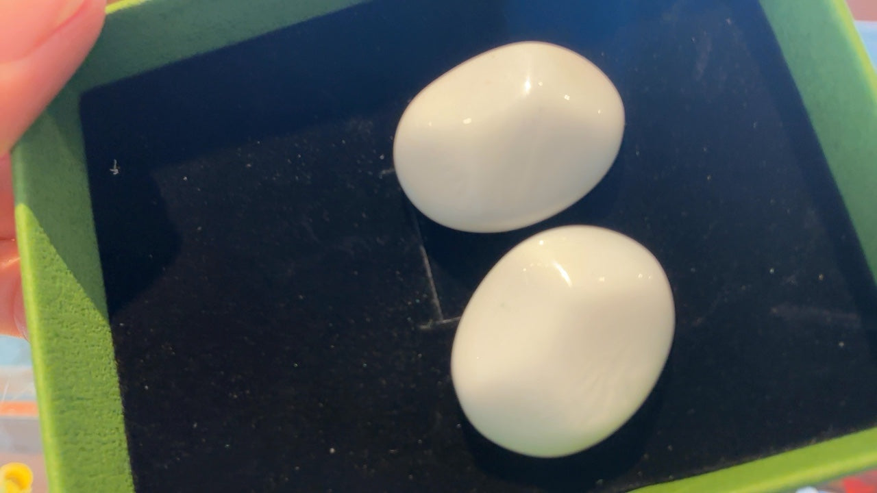 White Earrings
