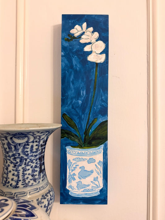 “Floating Garden” by Dorothy Art, 6x24”