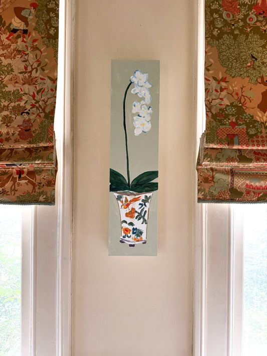 “Cascading Grace” by Dorothy Art, 6x24”