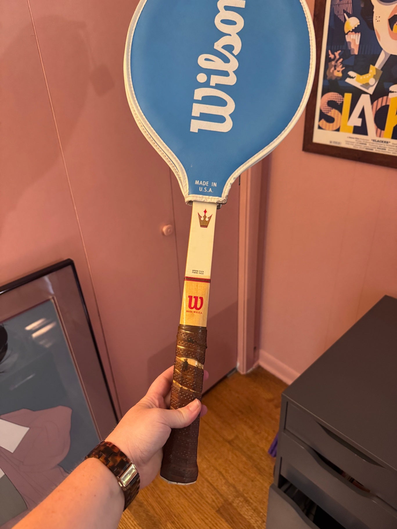 Vintage Wilson Jack Kramer Autograph Wooden Tennis Racket