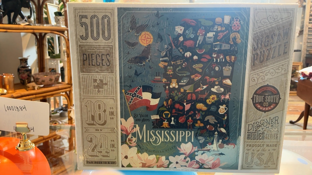 Mississippi Puzzle 18" x 24" Multicolor