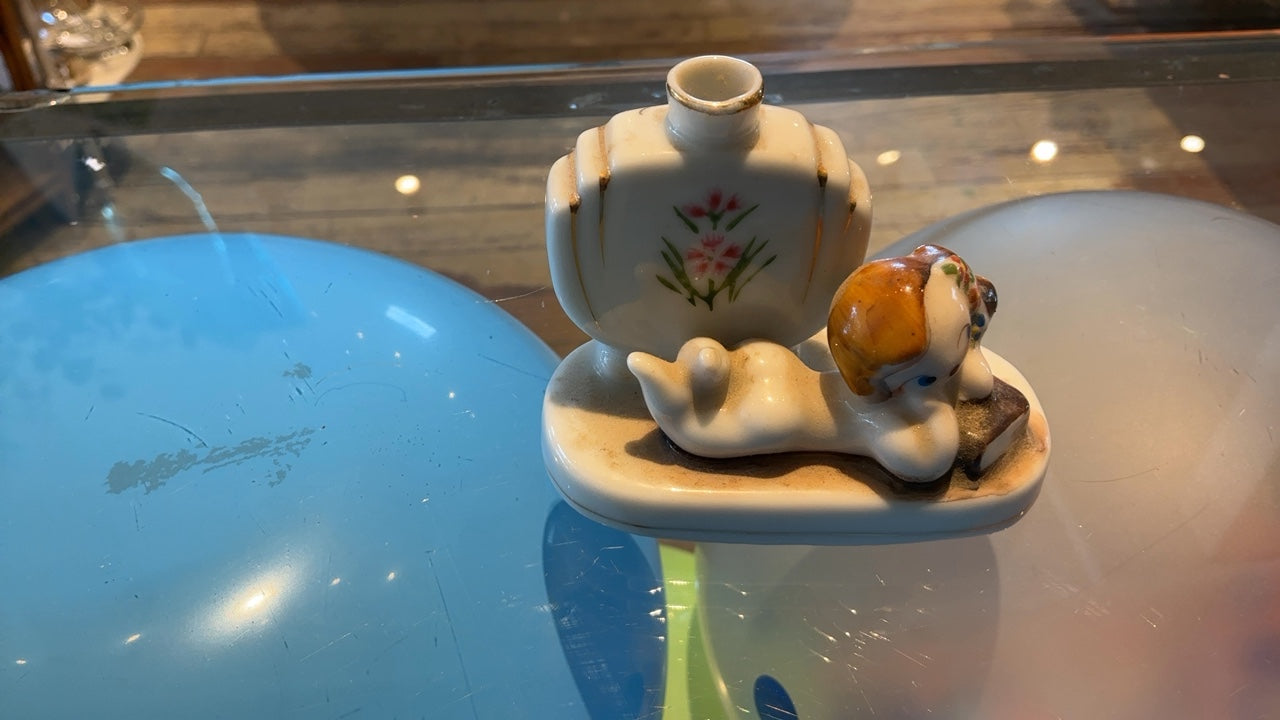 Small Porcelain Girl Vase