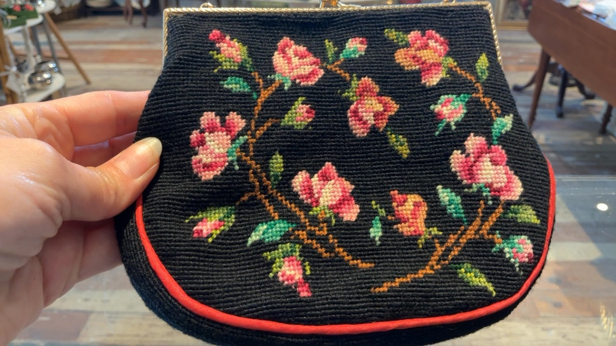 Needle Point Purse 