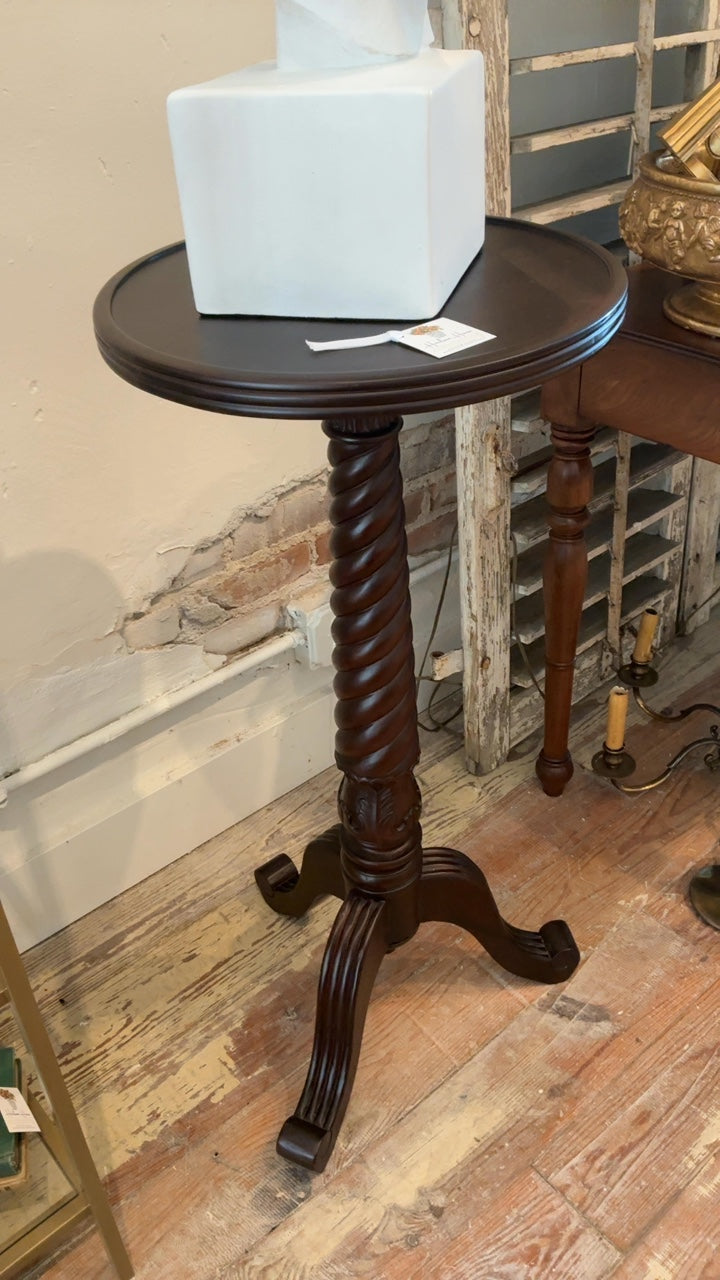 Vintage Barley-Twist Pedestal