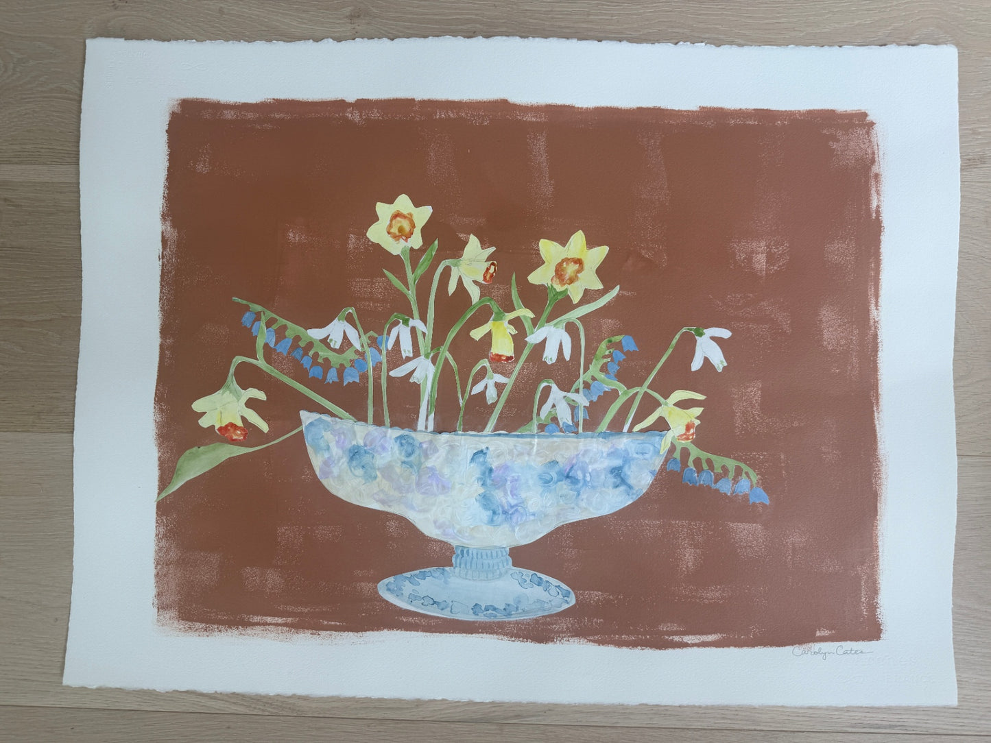 Daffodils and Bluebells