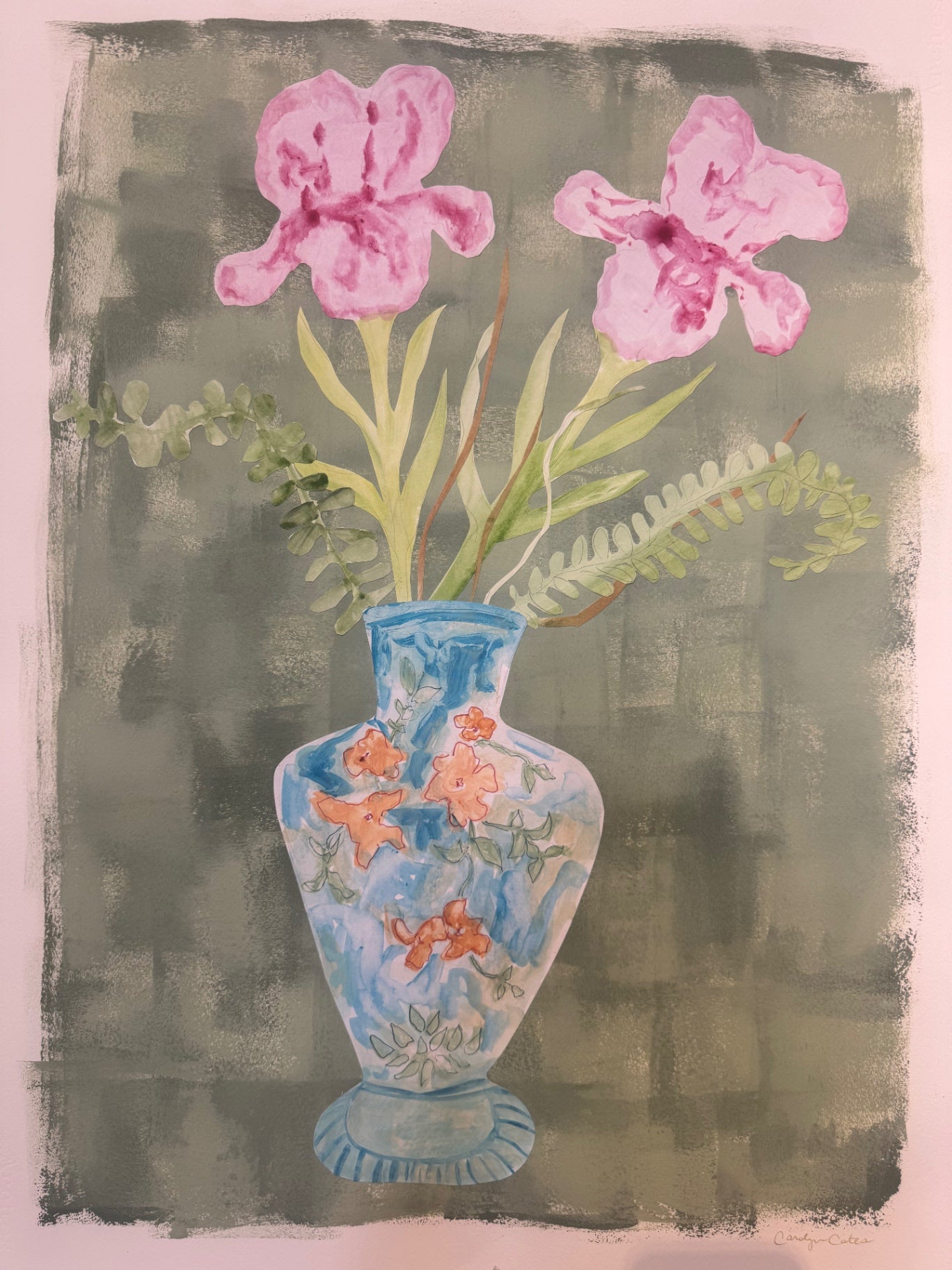 Pink Irises
