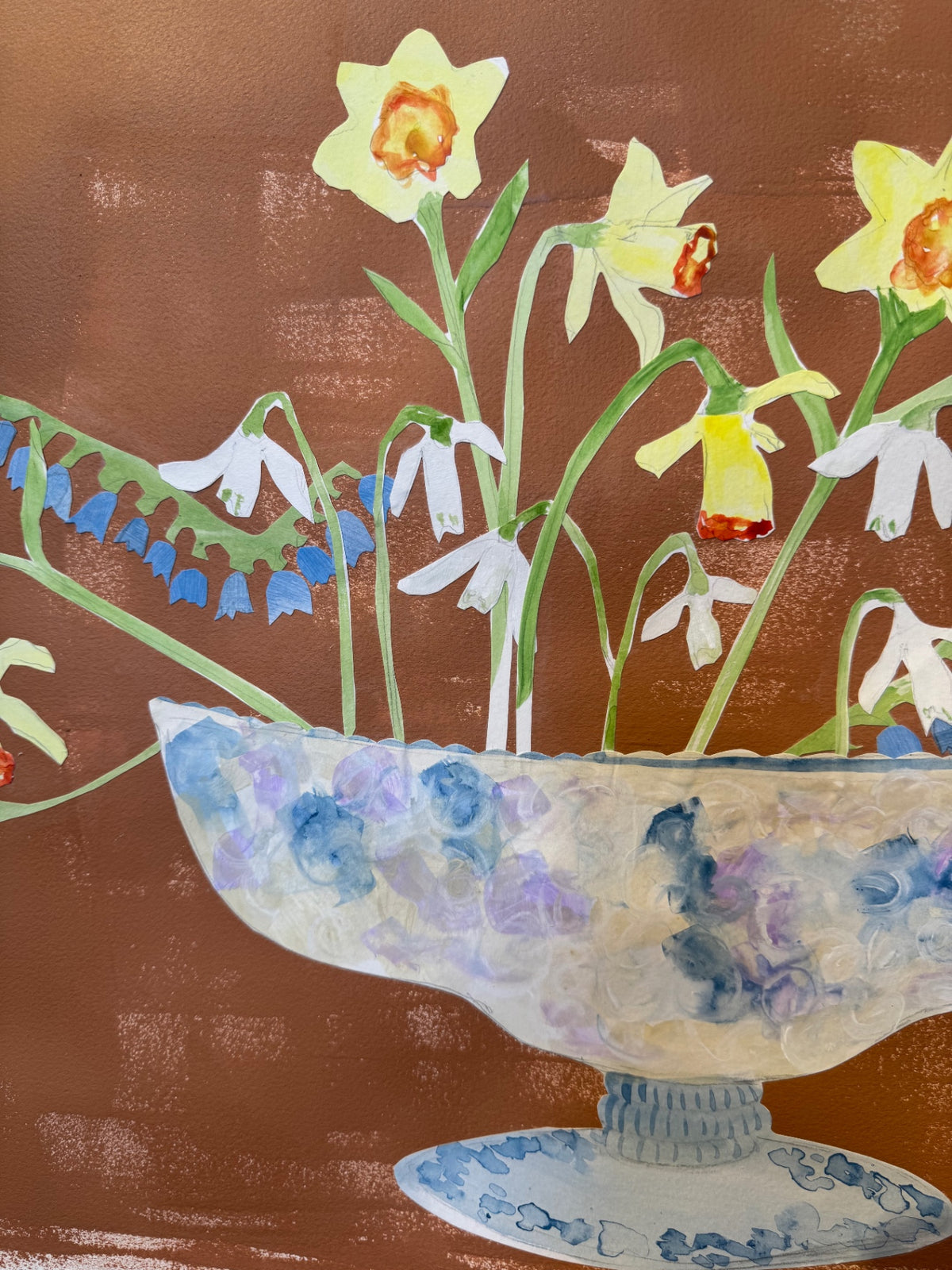 Daffodils and Bluebells