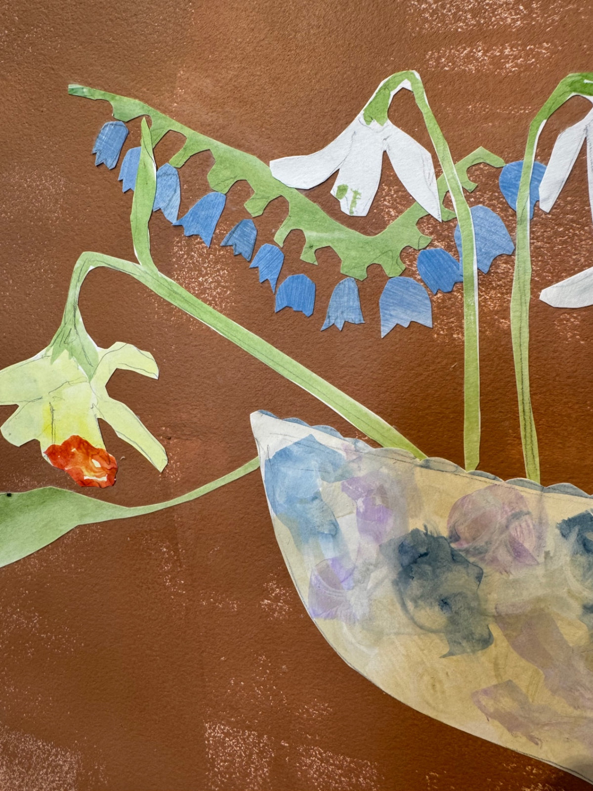 Daffodils and Bluebells
