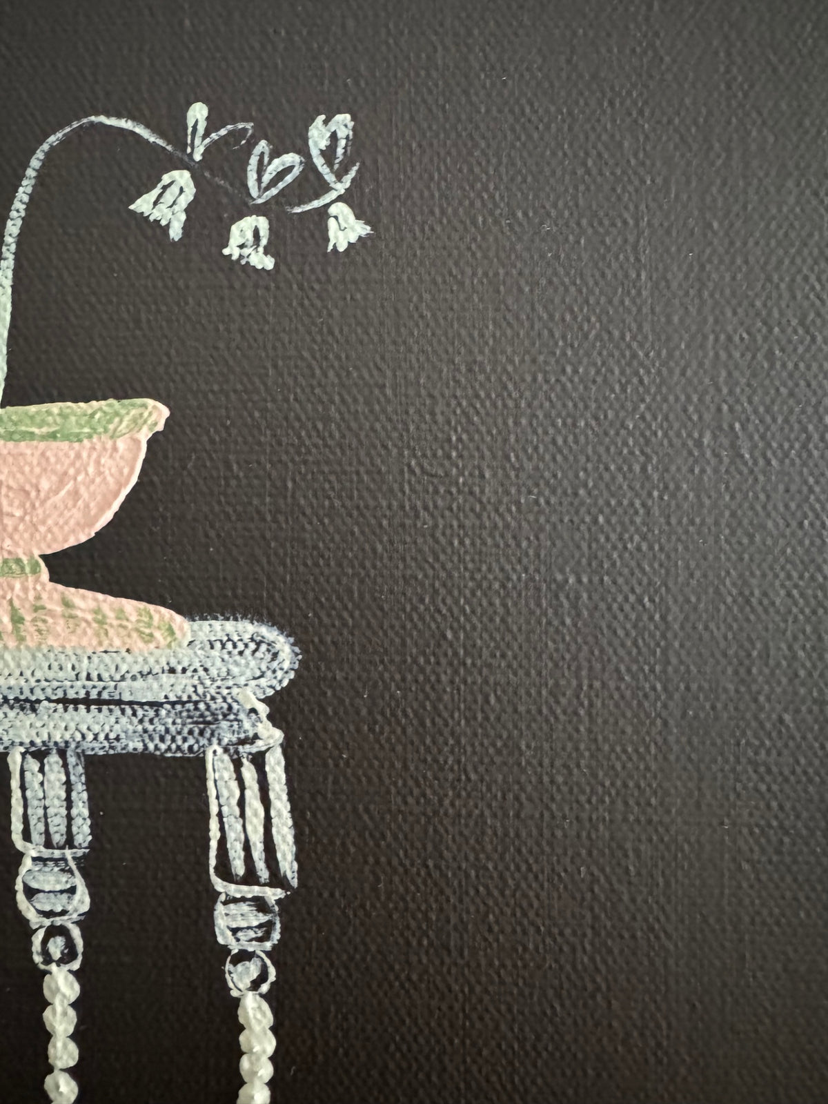 Pedestal Plant No.1 By Chelsea Demarest | Acrylic on Canvas | 16x12