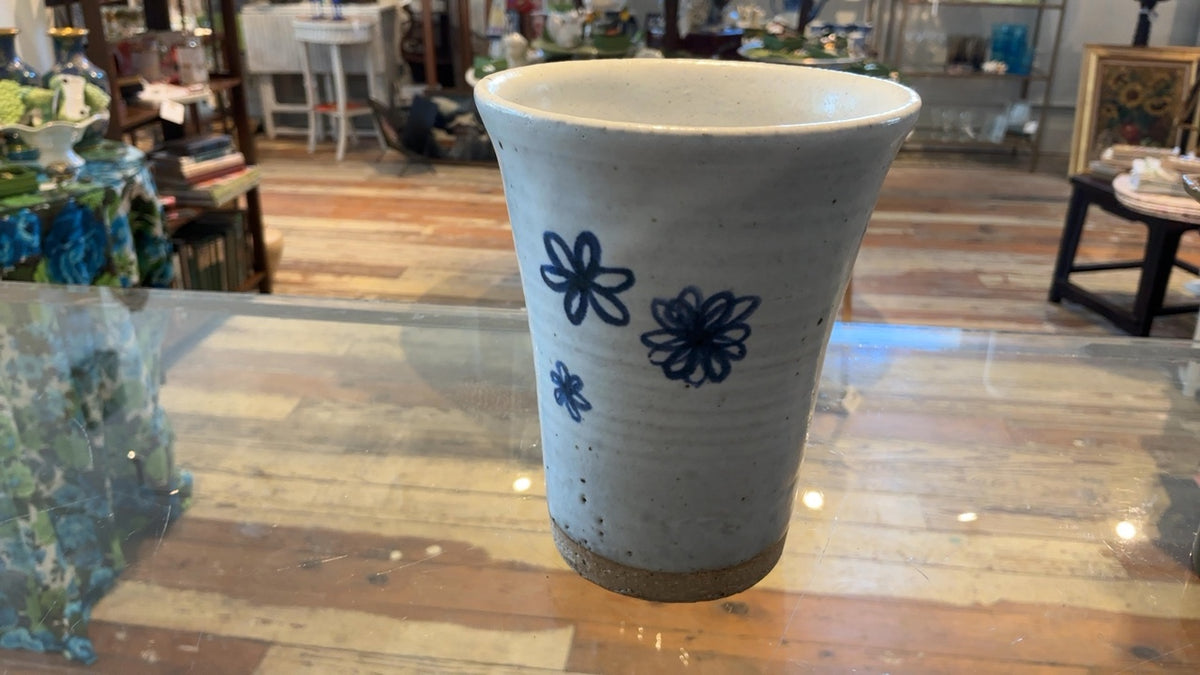 Blue Flower Vase