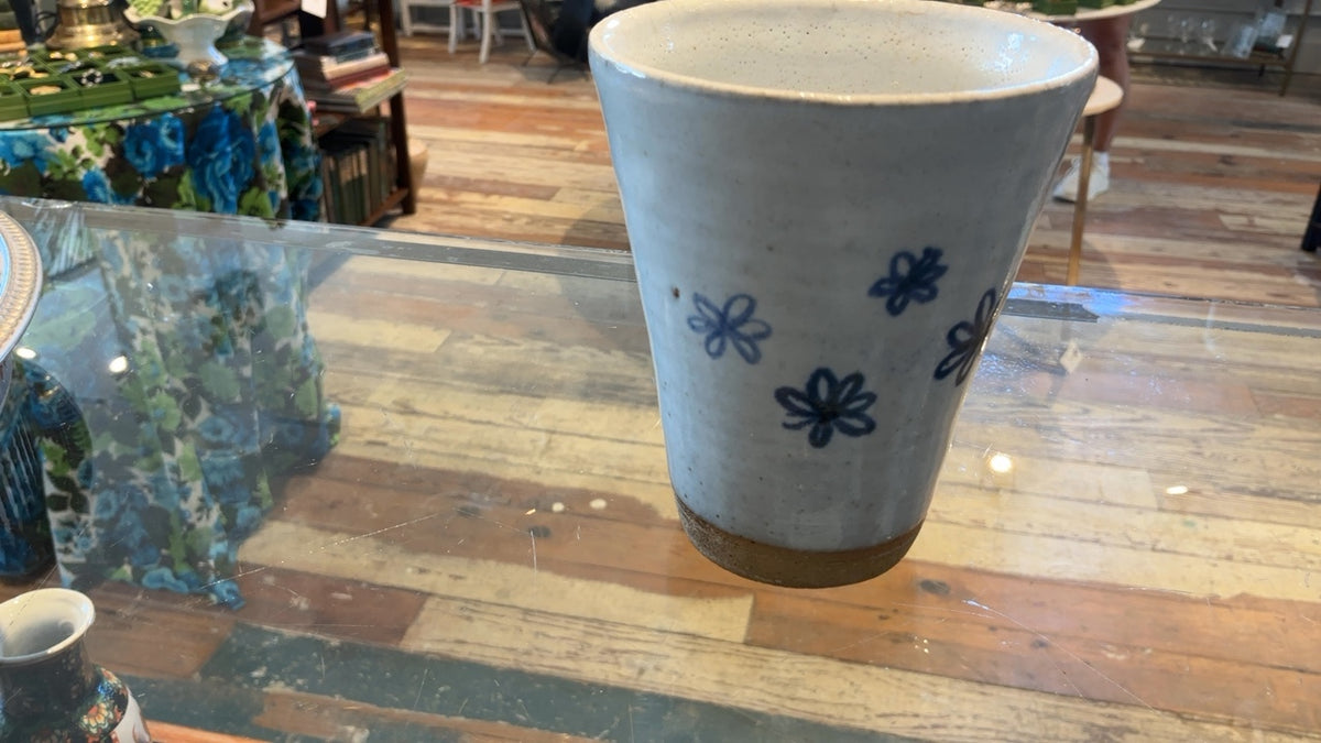 Blue Flower Vase
