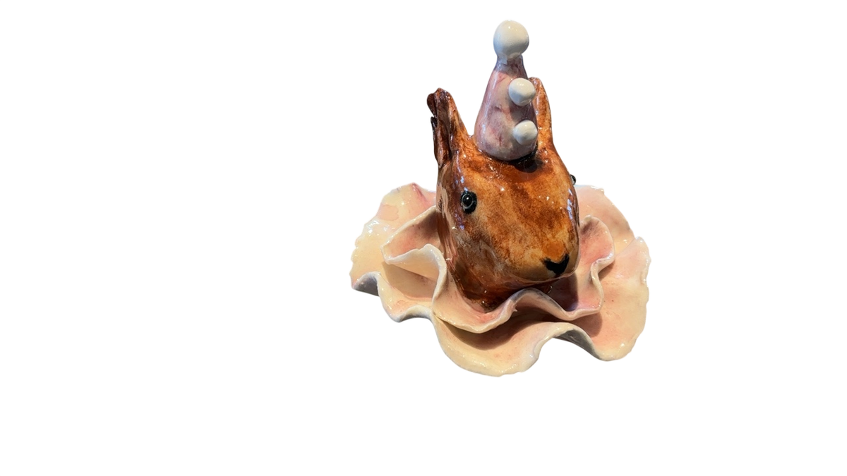Brown Squirrel Finial