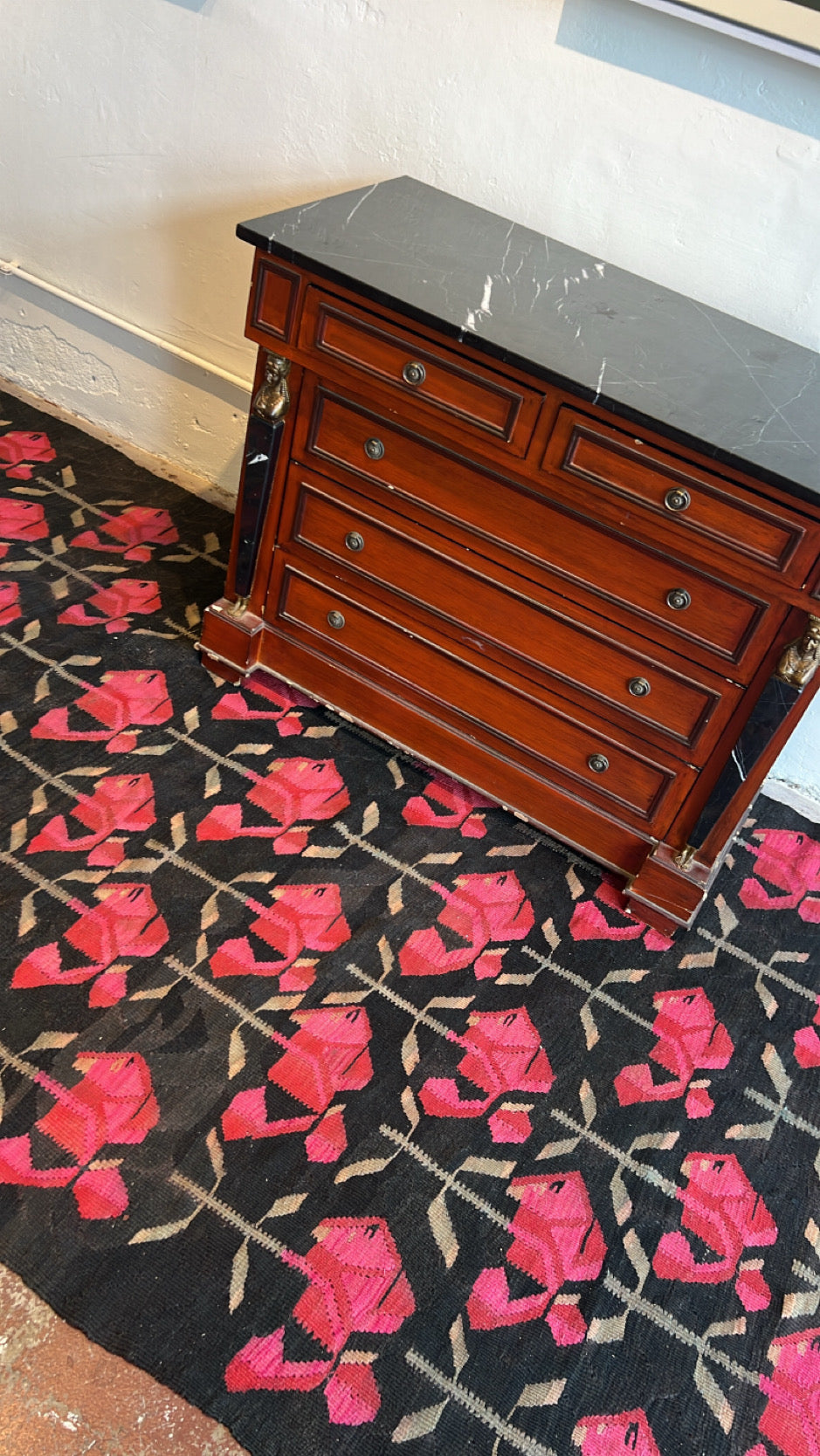 French Empire Marble-Top Commode