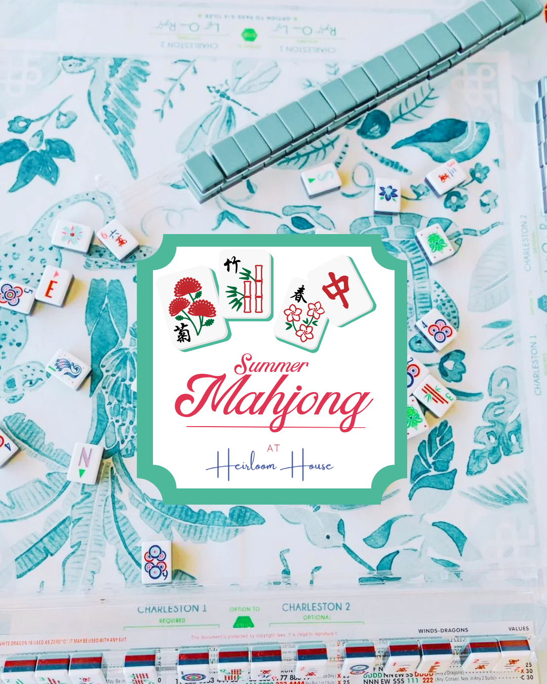 Mahjong Merriment Open Play Saturdays in July