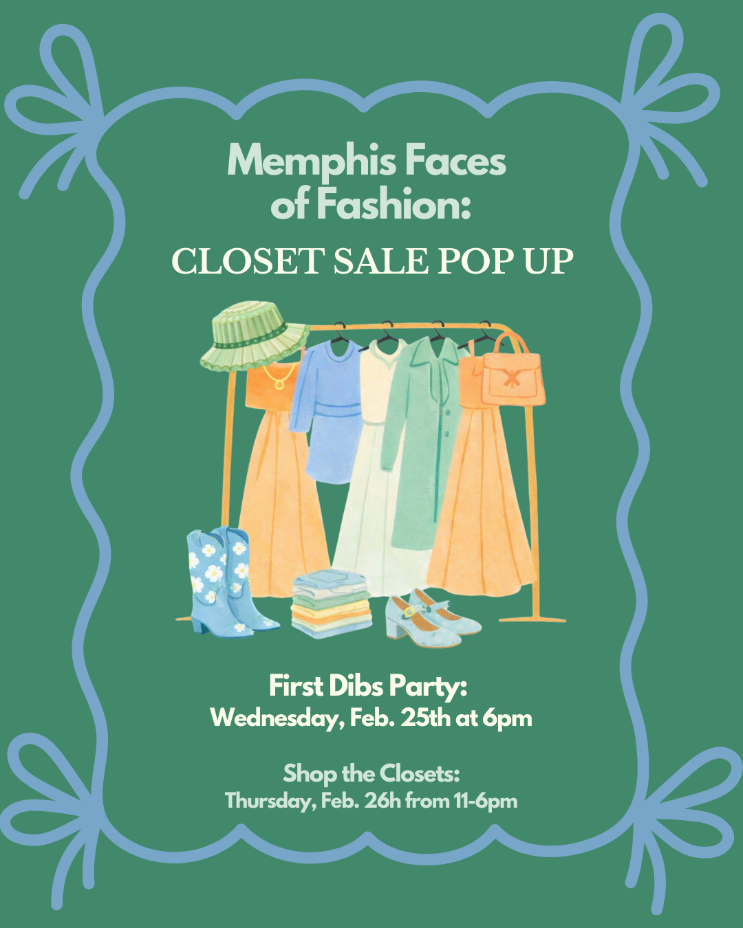 Memphis Faces of Fashion: Closet Sale Pop Up Event