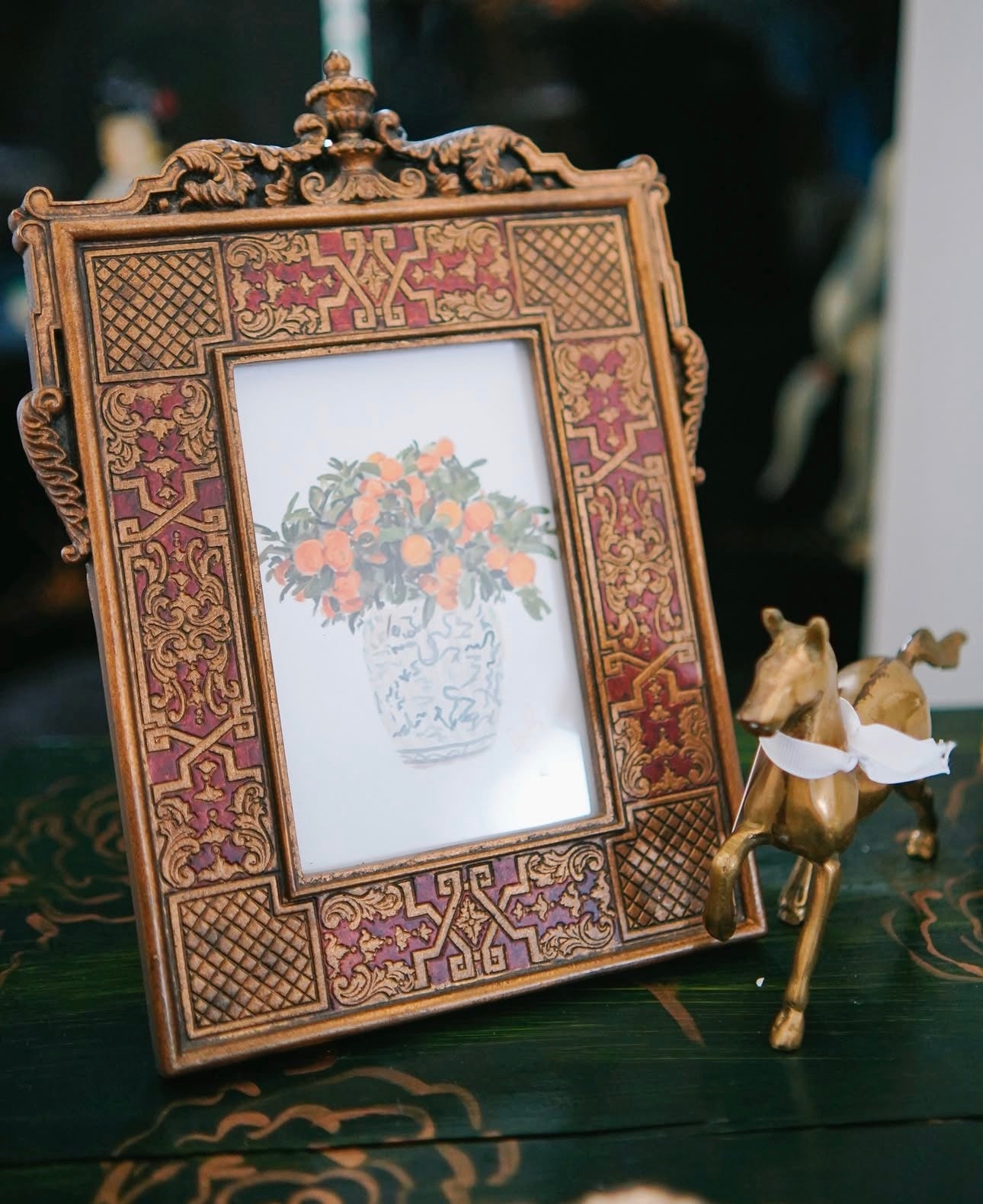 Ornate Gilded frame 4x6