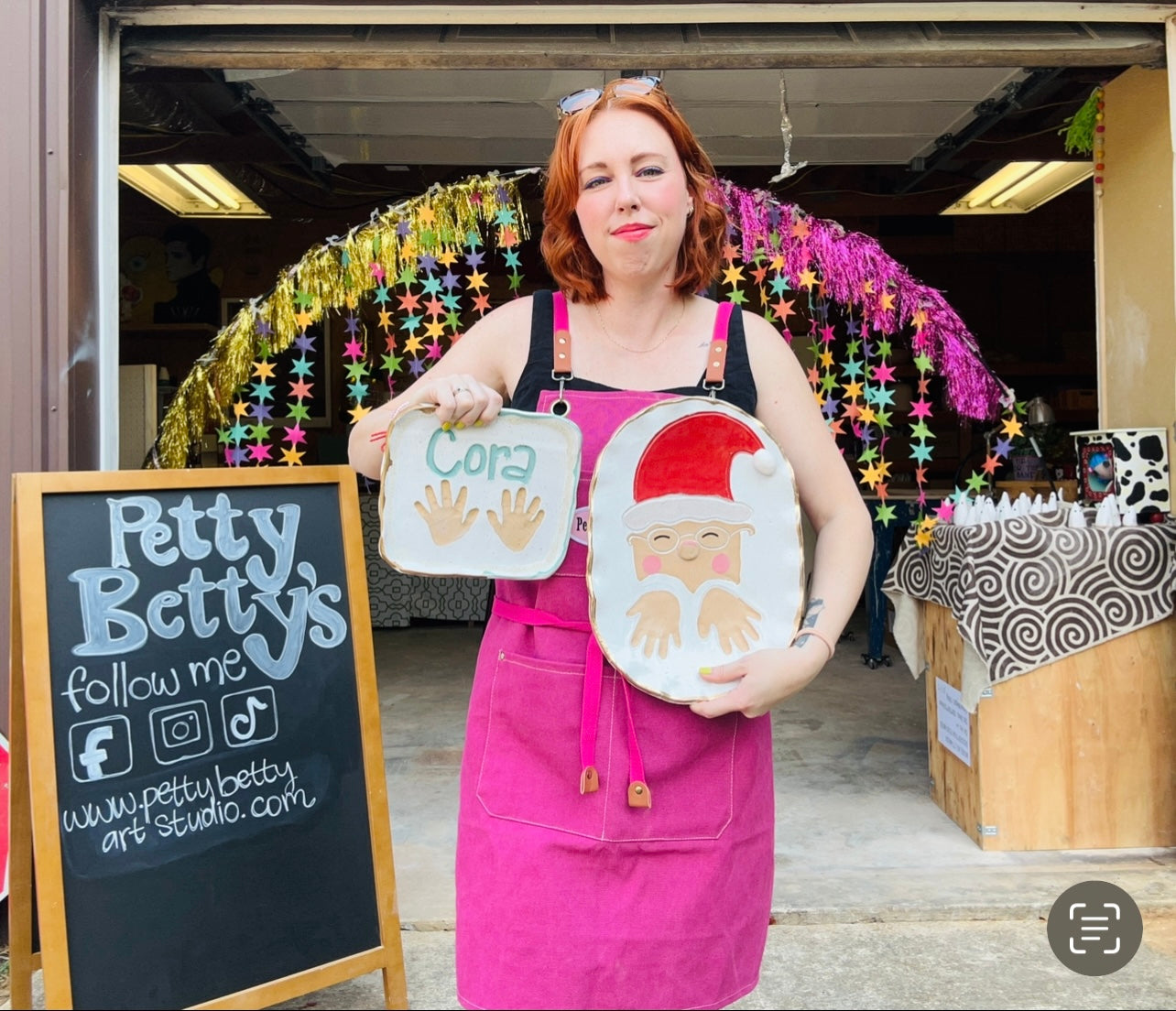 PAINT YOUR OWN ORNAMENTS with Petty Betty